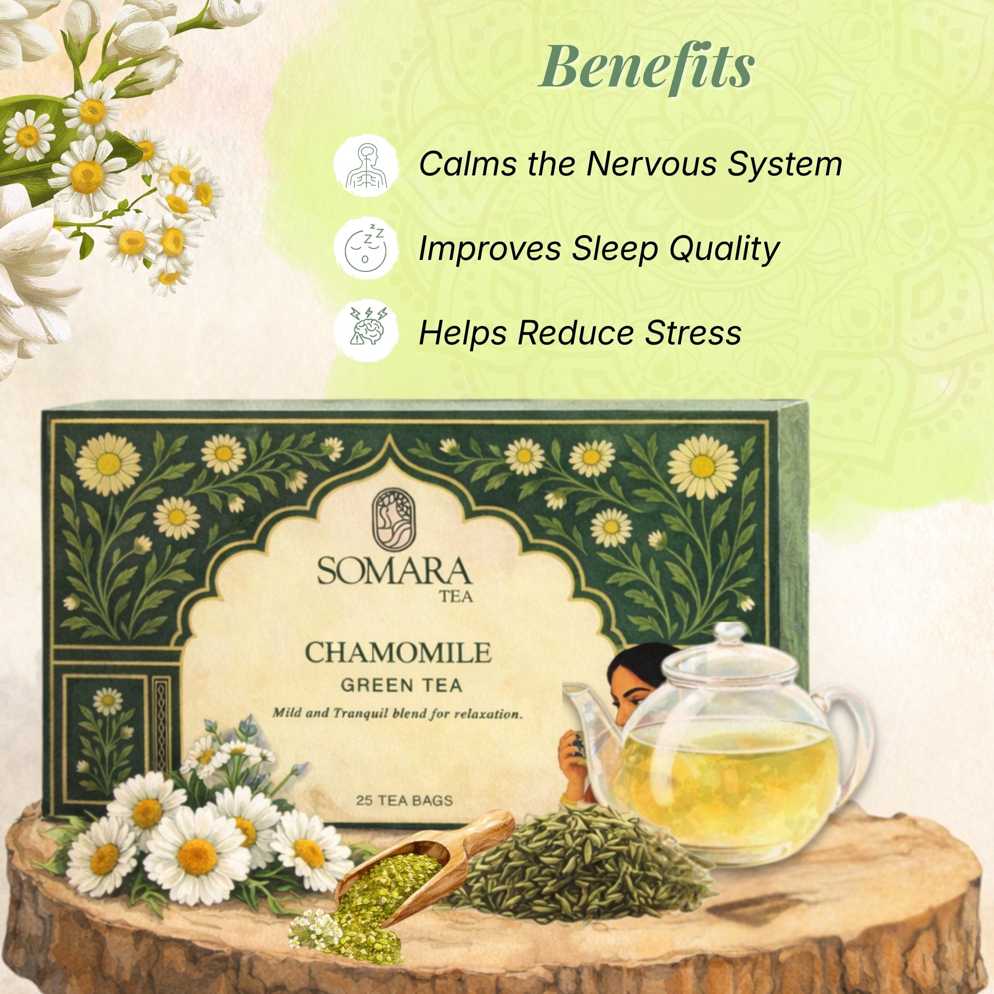 Chamomile Green Tea